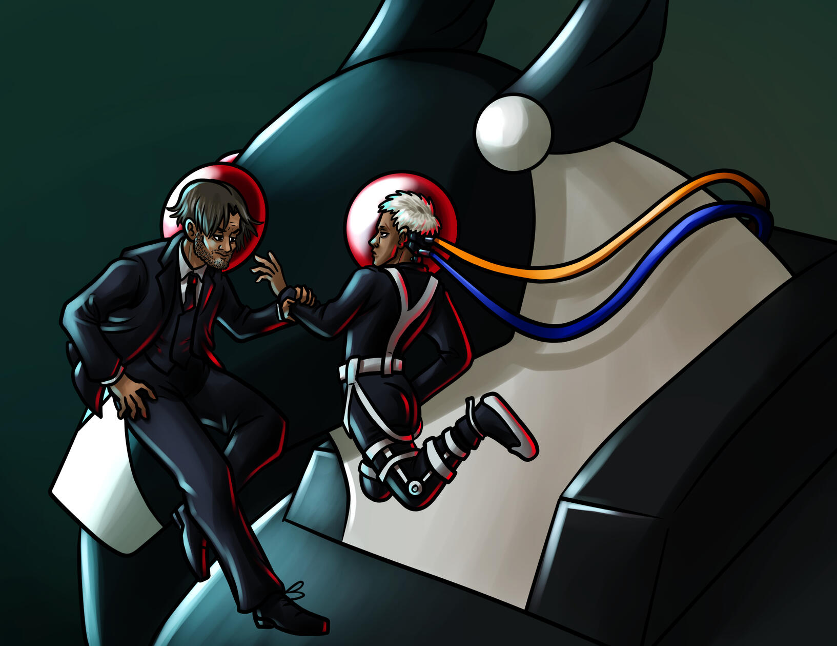 Blind Courser Calendar Illustration